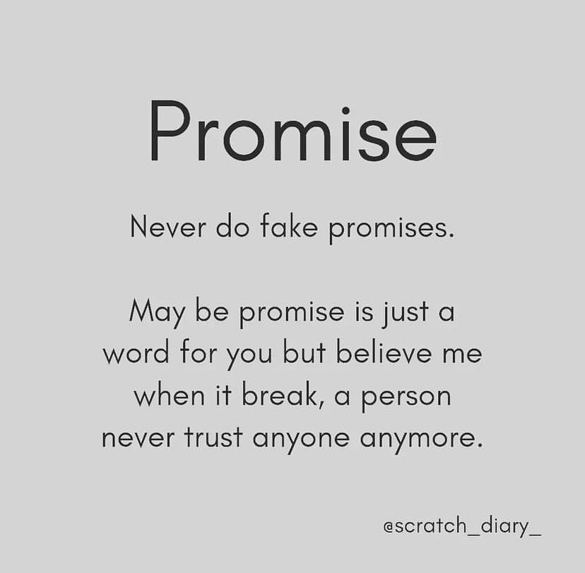 Promise Hurt Quotes