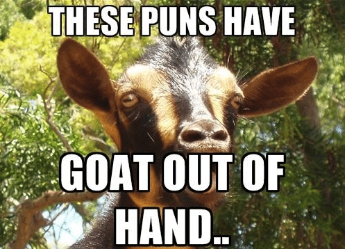 Goat Puns That Prove They're the G.O.A.T. of Wordplay