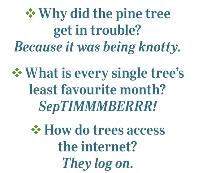 Branch Out with These Funny Tree Puns - iEnglish Status