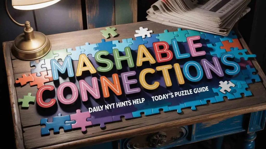 Mashable Today Connections: Solve the NYT Puzzle Faster