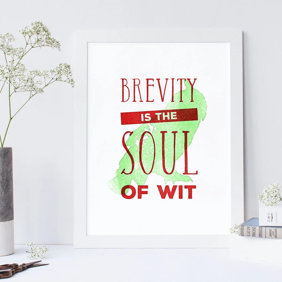 Brevity Is A Soul of Wit