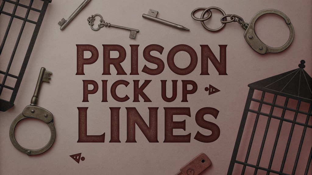 Prison Pick Up Lines: Unlock Hearts with Witty, Cheesy, and Flirty Charm Prison Pick Up Lines