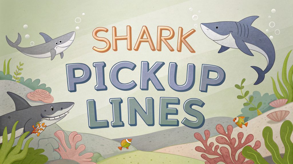 Shark Pickup Lines: Dive into Hilarious and Heart-Stealing Ocean Charmers