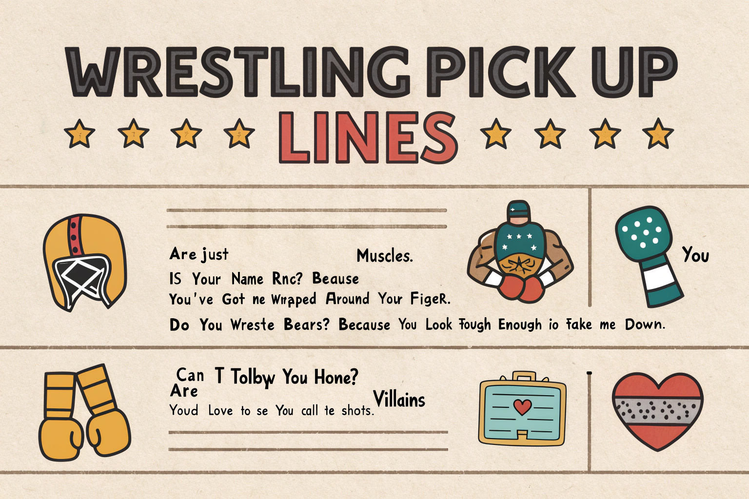 Wrestling Pick Up Lines