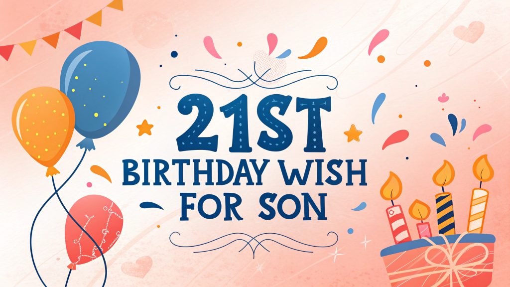 21st Birthday Wish for Son: Heartfelt Messages to Celebrate a Milestone 21st Birthday Wish for Son