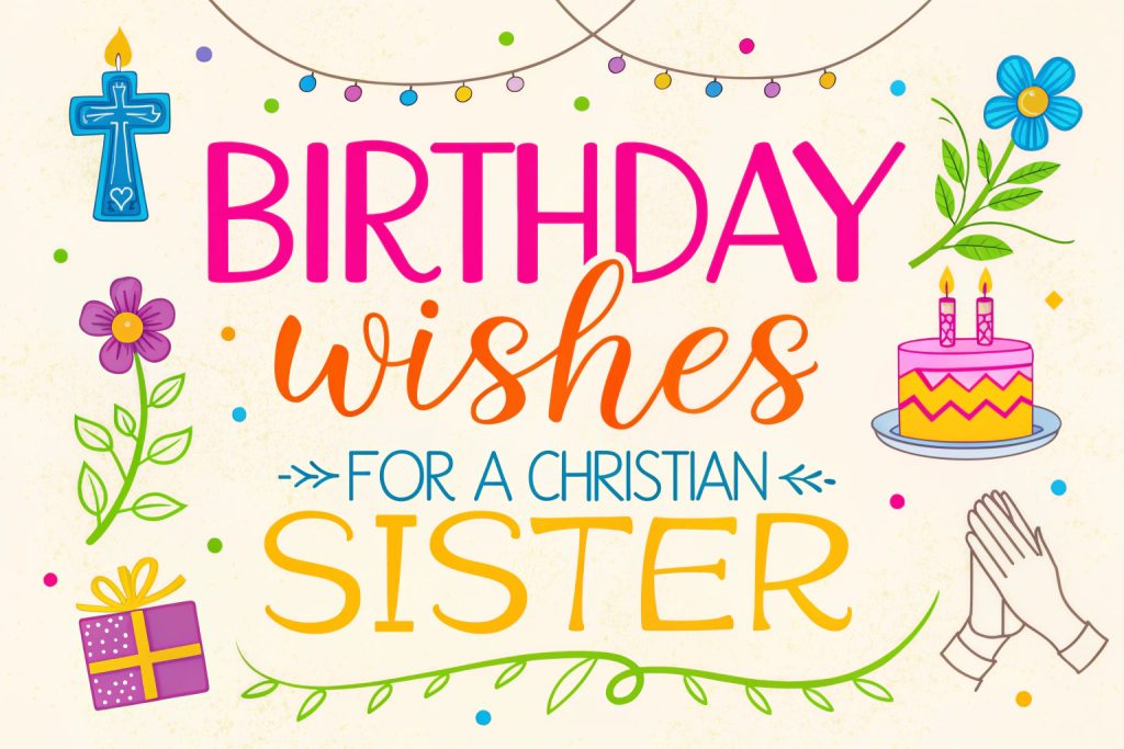 Birthday Wishes for a Christian Sister