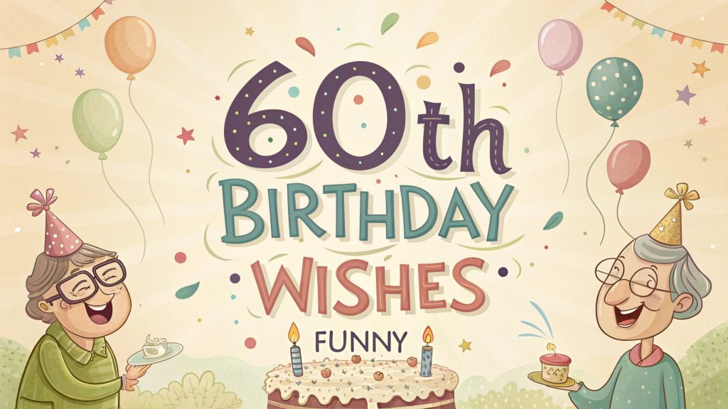 60th Birthday Wishes Funny
