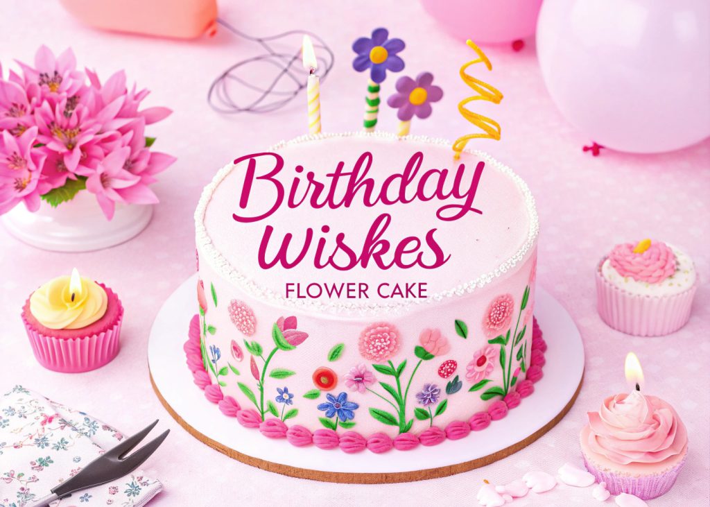 Birthday Wishes Flower Cake: A Vibrant Celebration of Blooms and Joy Birthday Wishes Flower Cake