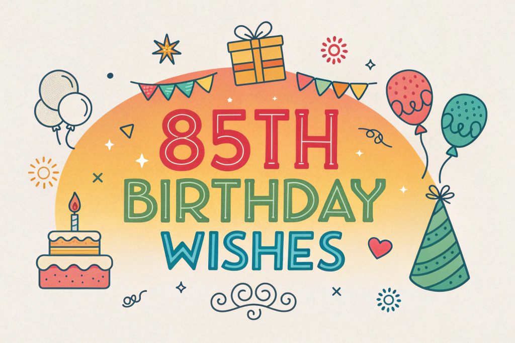 85th Birthday Wishes: Celebrating a Milestone with Heartfelt Joy 85th Birthday Wishes