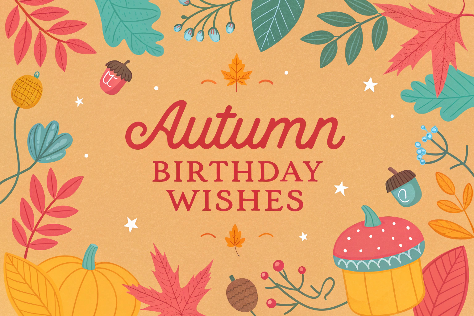 Autumn Birthday Wishes