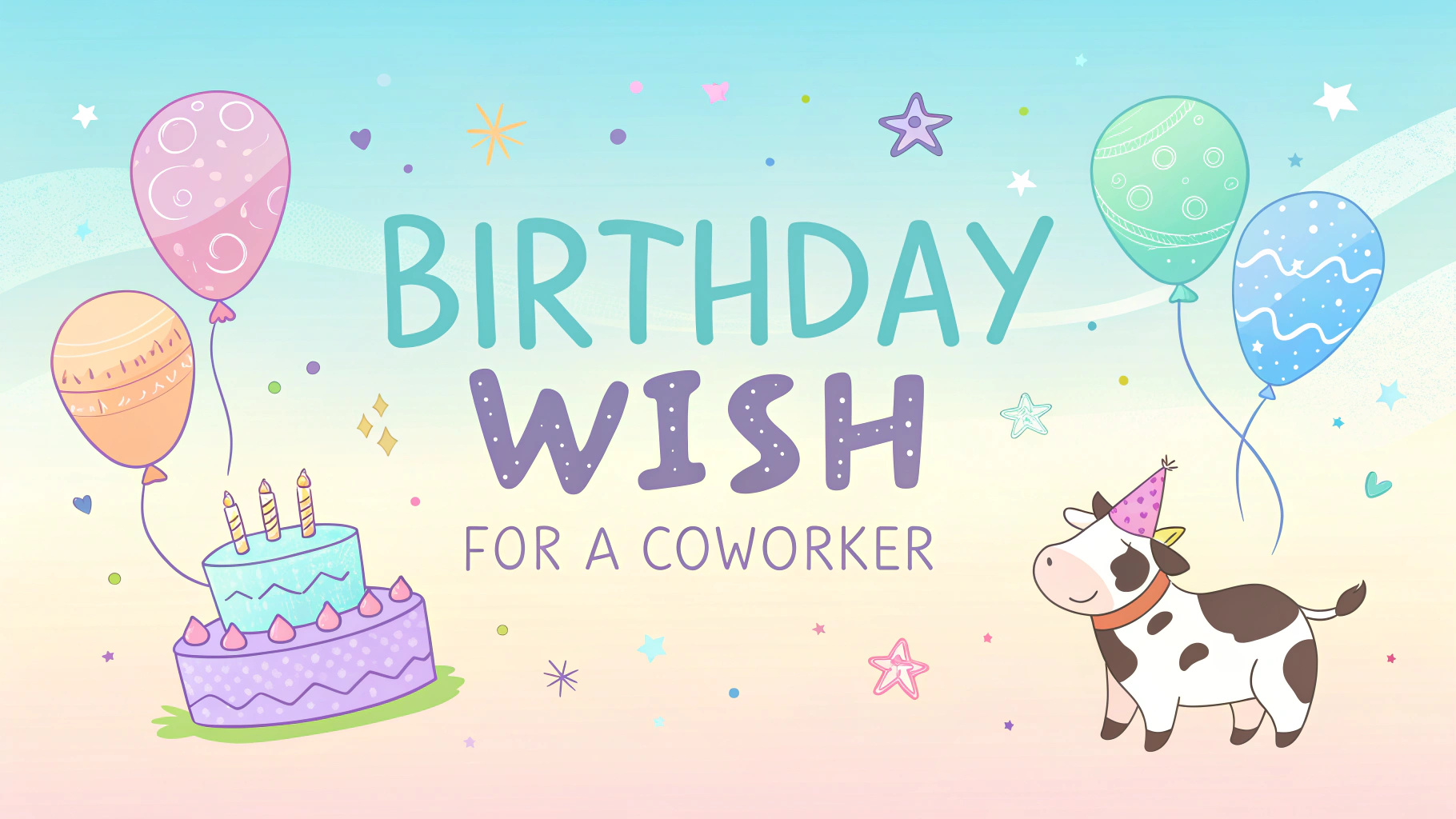 Birthday Wish for a Coworker