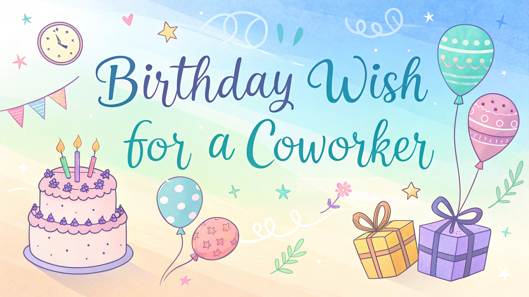 Birthday Wish for a Coworker