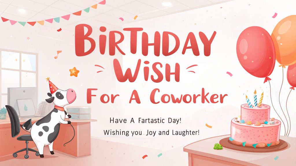 Birthday Wish for a Coworker