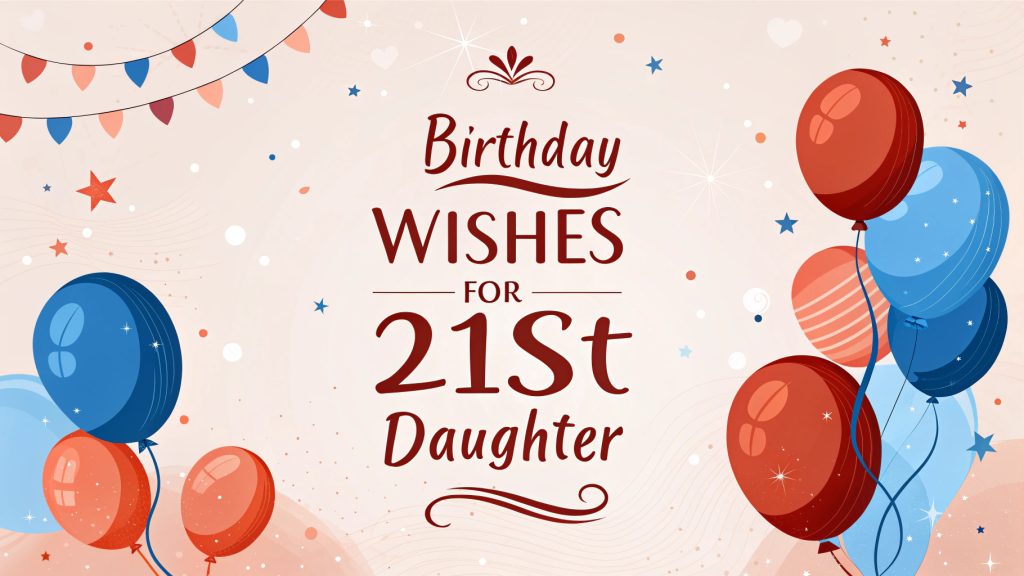 Birthday Wishes for 21st Birthday Daughter