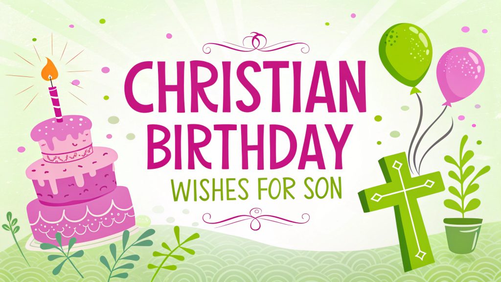 Christian Birthday Wishes for Son