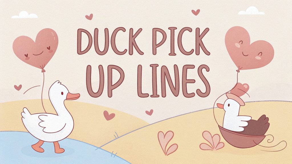 Duck Pick Up Lines