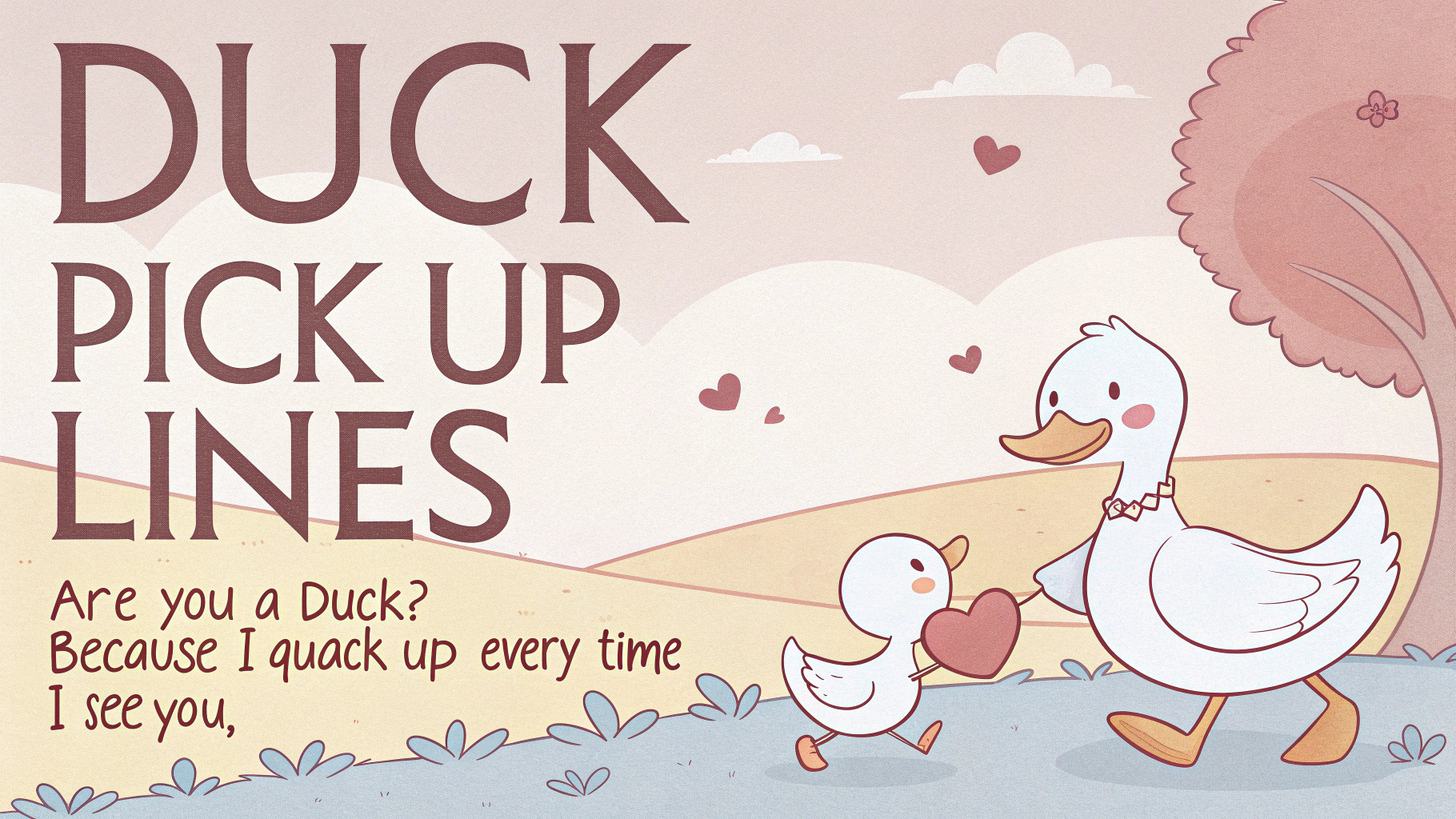 Duck Pick Up Lines