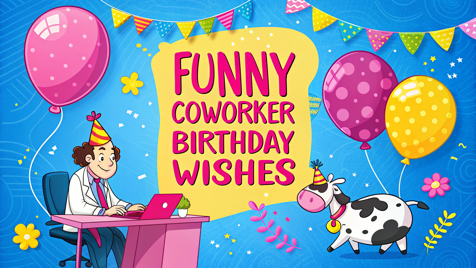 Funny Coworker Birthday Wishes