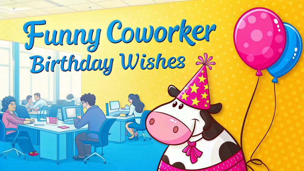 Funny Coworker Birthday Wishes
