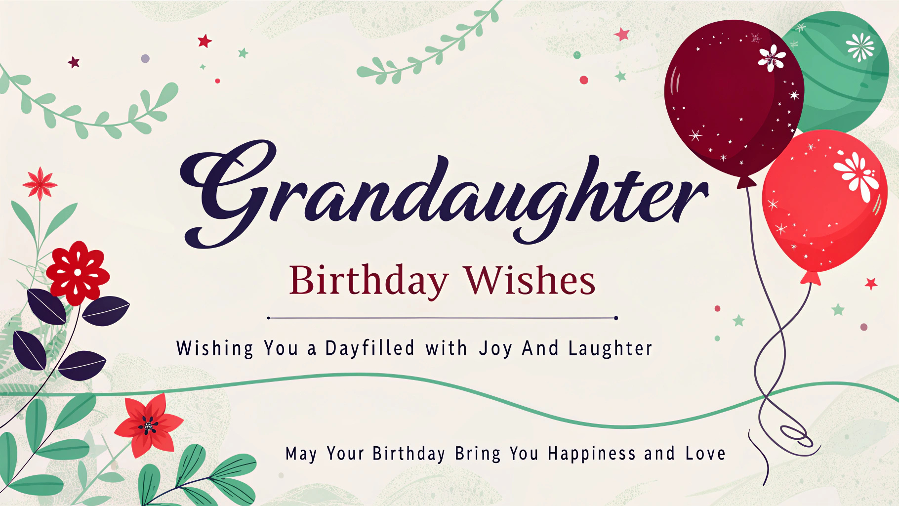 Granddaughter Birthday Wishes