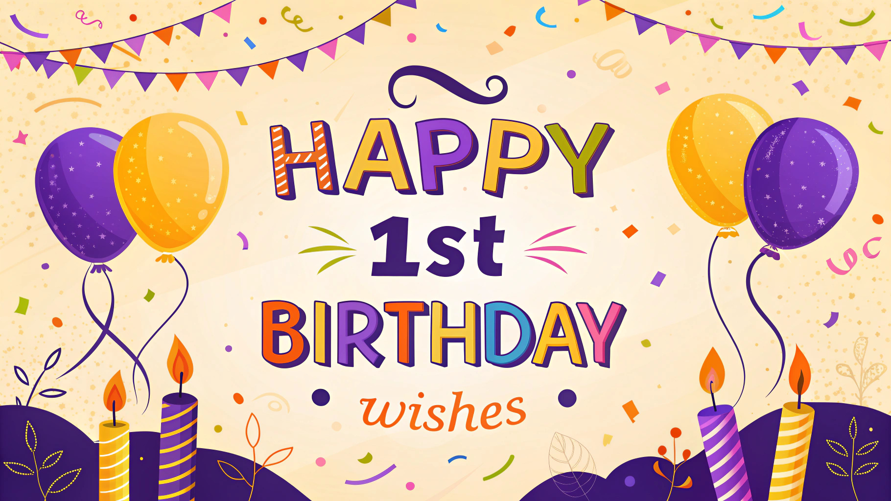 Happy 1st Birthday Wishes