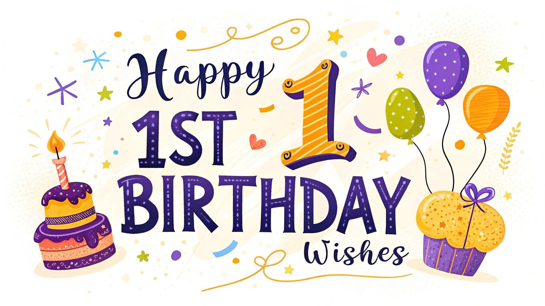 Happy 1st Birthday Wishes