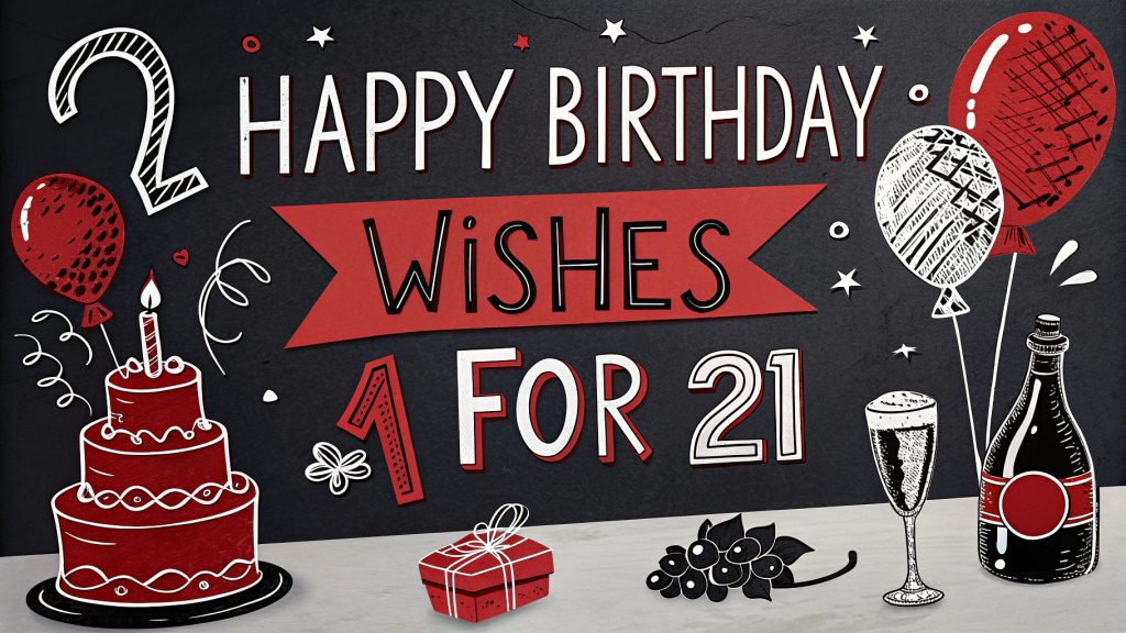 Happy Birthday Wishes for 21: Heartfelt Messages to Celebrate a Milestone Birthday Happy Birthday Wishes for 21