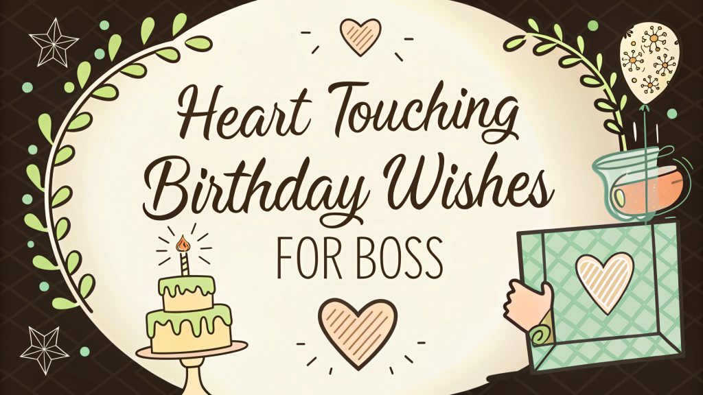 Heart Touching Birthday Wishes for Boss