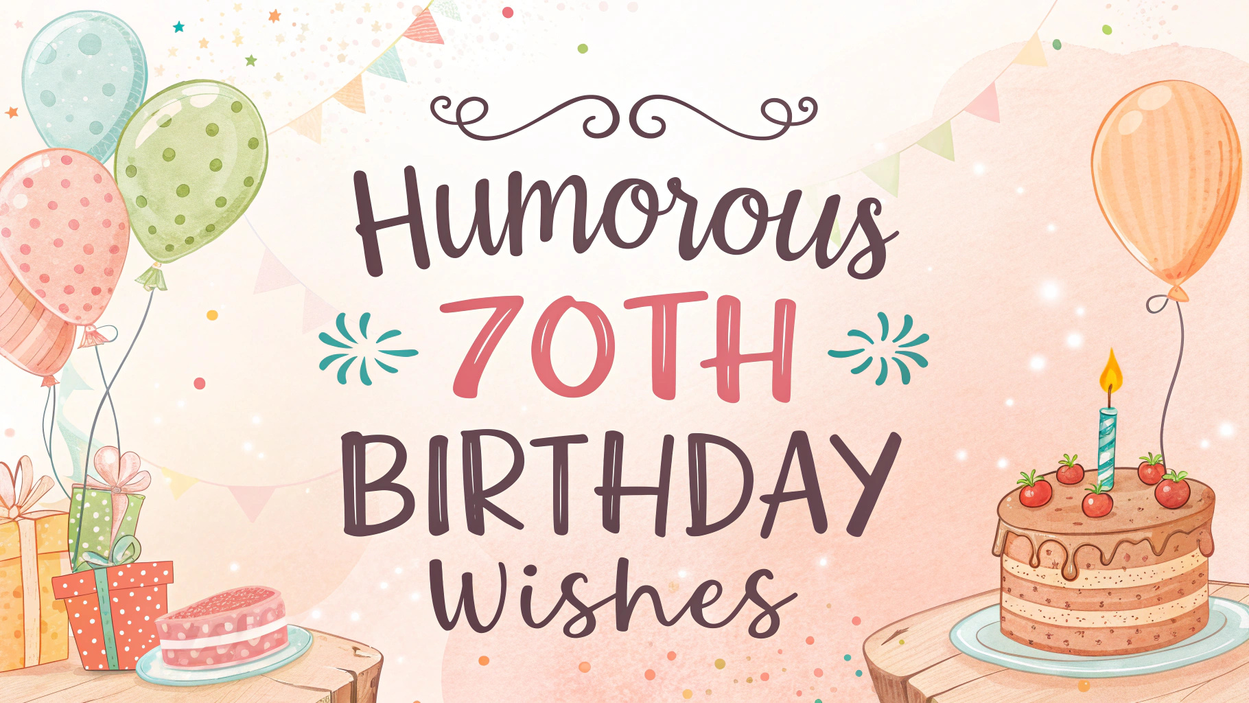 Humorous 70th Birthday Wishes
