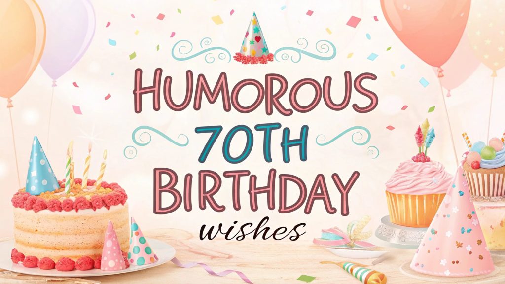 Humorous 70th Birthday Wishes