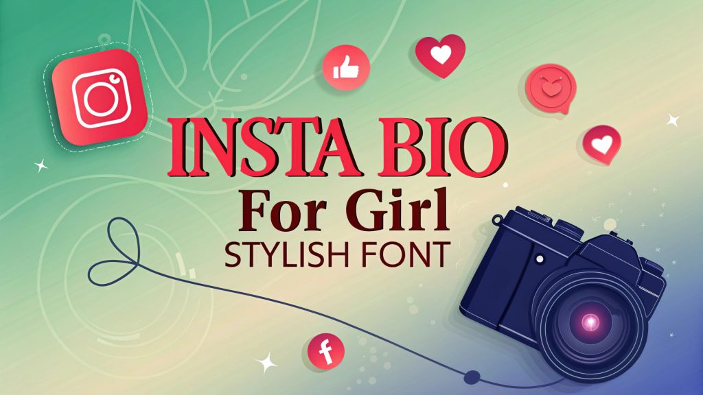 Insta Bio For Girl Stylish Font: Elevate Your Profile with Bold, Aesthetic Flair in 2025